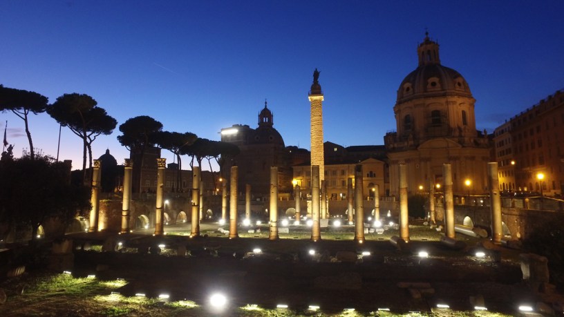 Trajan's Forum, part of RomeCabs Rome by Night Tour
