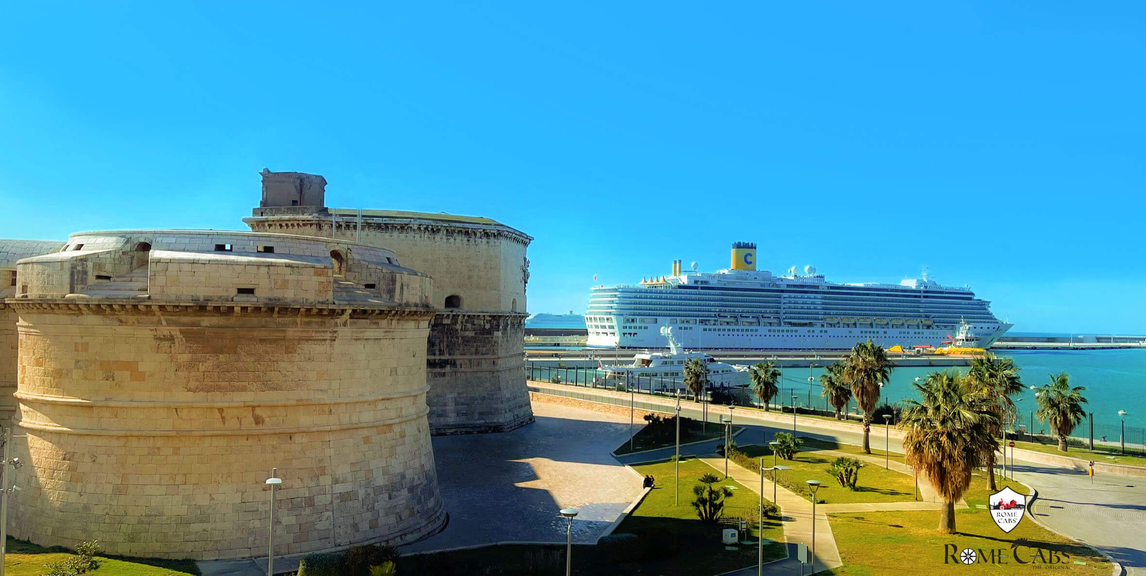 Civitavecchia Transfers to Rome in limo