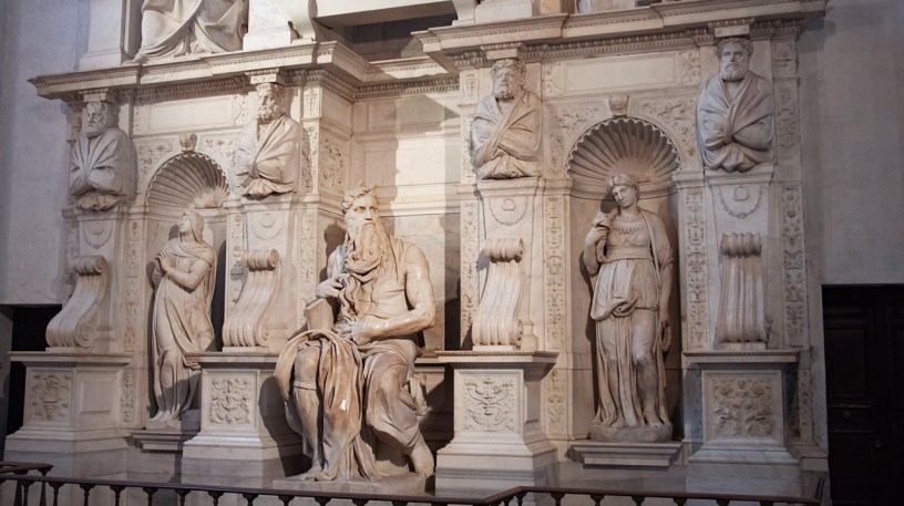 Basilica St Peter in Chains Michelangelo Moses Rome limousine tours RomeCabs