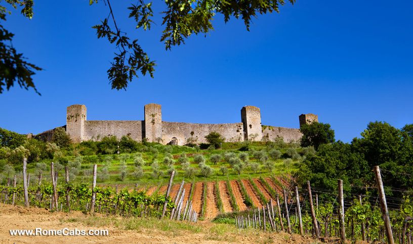 Monteriggioni: A Medieval Fortified Village Tuscany Italy