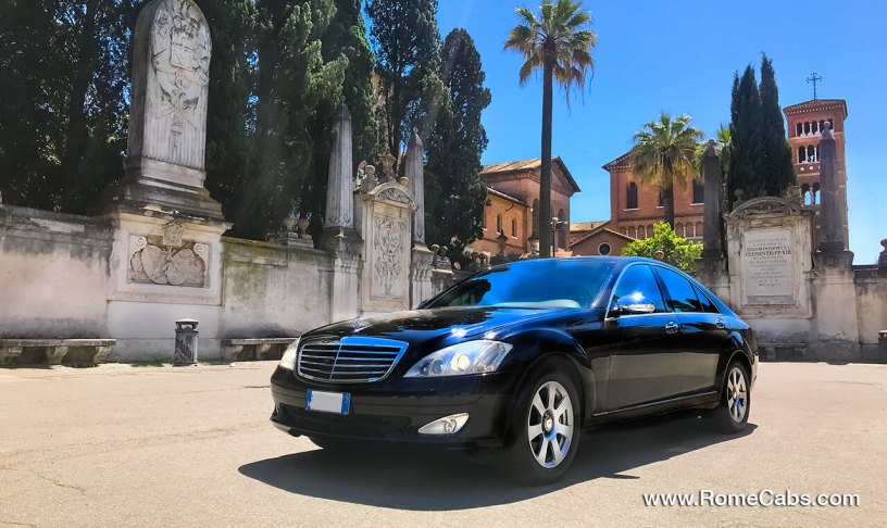 Private Rome Luxury Tours Rome limo tours in Mercedes RomeCabs